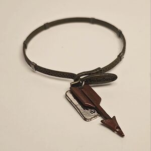 Plunder Design Fashion Jewelry “Fierce” Charm Metal Bangle Bracelet